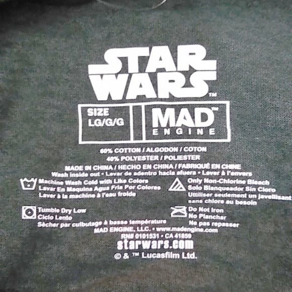 NWT Star Wars Men's Matching Family 2-Piece Sleep Set [152] - Picture 7 of 8